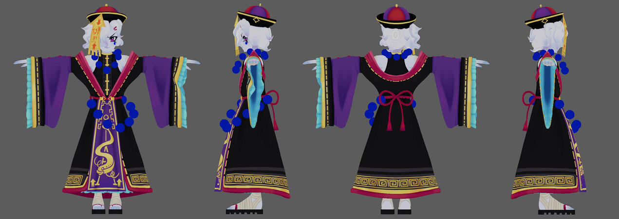 Kenji Model Turnaround